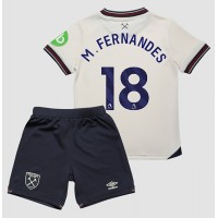 West Ham United Mateus Fernandes #18 Fotballklær Bortedraktsett Barn 2025-26 Kortermet (+ korte bukser)